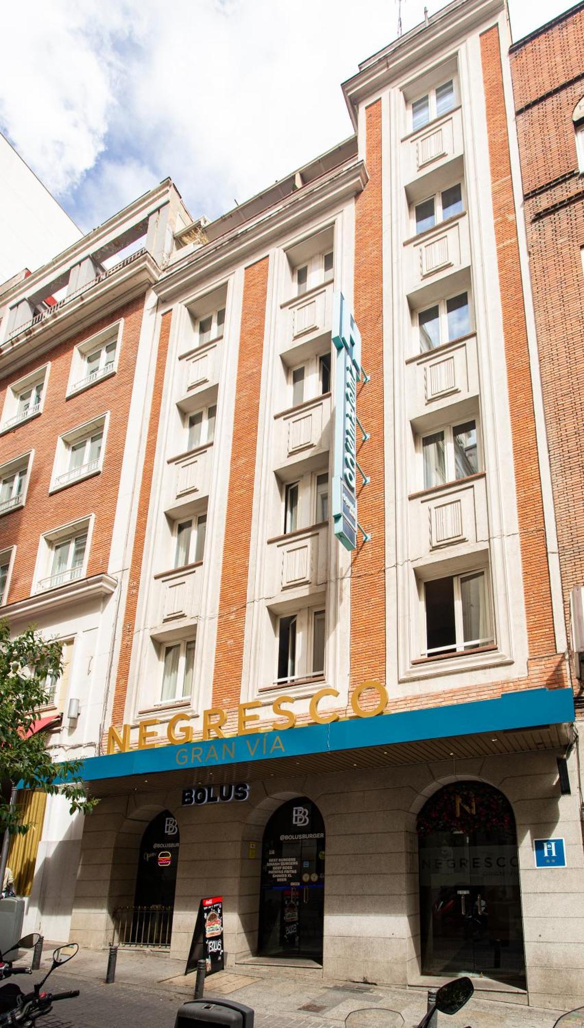 Negresco Gran Via Otel Madrid Dış mekan fotoğraf